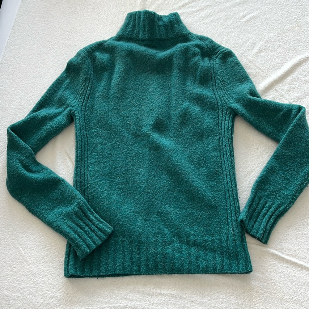 K Crew Black Label Alpaca Teal sweater, XS